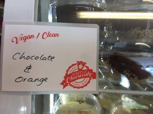 Vegan options - social media  at Simply Cheesecake in Gateshead