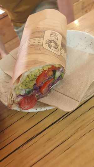 Falafel wrap at Haferkater - Hbf Dresden in Dresden