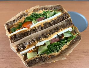 Veganes Sandwich  at Haferkater - Hbf Dresden in Dresden