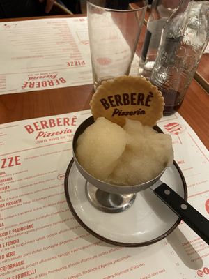Sorbetto limone e anice  at Berberè - Centro in Turin