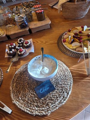 Breakfast Buffet at Curolla Petit Hotel in Mallorca