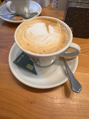 Cappuccino   at Cafè Konditorei Confiserie Pöhl in Merano