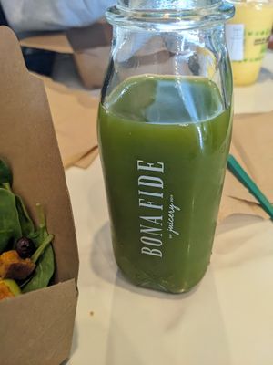 Daily detox juice at Bona Fide Juicery in Appleton