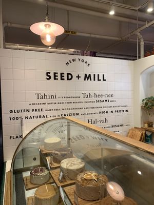Signage  at Seed + Mill in New York City