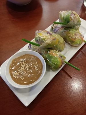 Raw Rolls at Mud Bistro in Da Nang