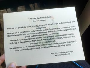 Mission statement at Mud Bistro in Da Nang