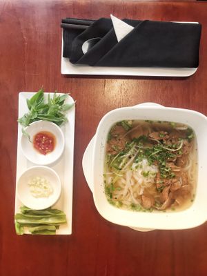 classy pho at Mud Bistro in Da Nang