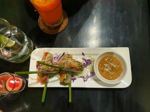 Raw Wraps at Mud Bistro in Da Nang