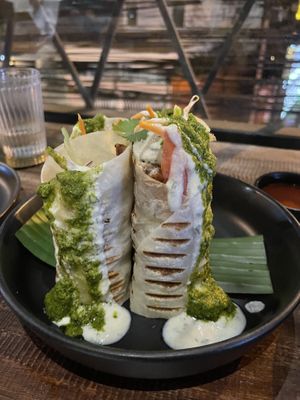 Burrito (super tasty) at Vistro in Bangkok