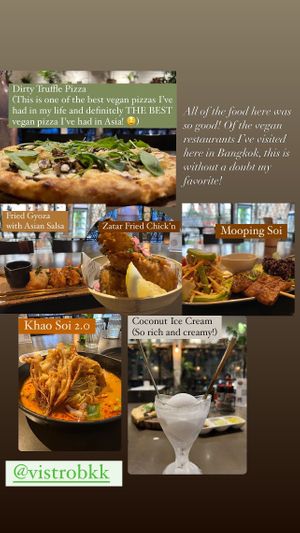 A sampling of dishes   at Vistro in Bangkok