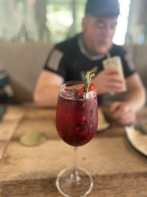 White berry iced tea   at Vistro in Bangkok