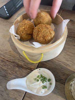 Cheese balls   at Vistro in Bangkok