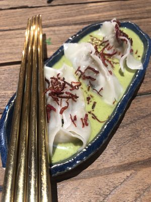 Thai Curry Dumplings   at Vistro in Bangkok