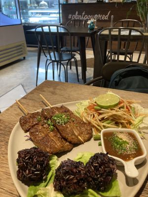 Moo-Ping skewers - phenomenal!  at Vistro in Bangkok