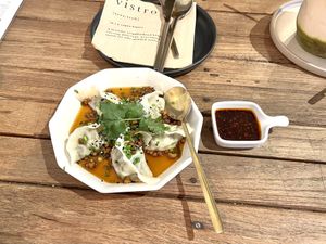 Dumplings  at Vistro in Bangkok