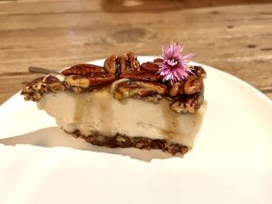 Vegan Cheese cake  at Vistro in Bangkok