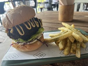 To the Moon Burger is incredible  at Vistro in Bangkok
