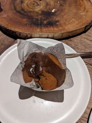 Dates muffin at Vistro in Bangkok