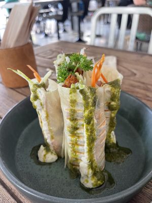 Habibi wrap  #Veganuary at Vistro in Bangkok