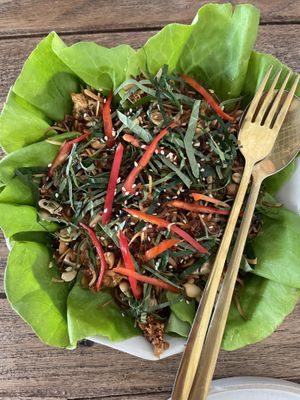 Miang Kham salad regular - stunning  #Veganuary at Vistro in Bangkok