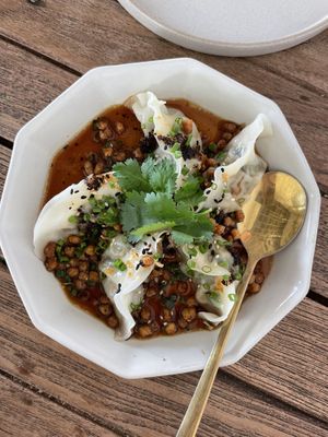 Vistro Dumplings - delicious  #Veganuary at Vistro in Bangkok