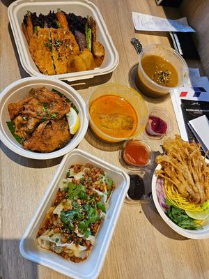 Take away lunch ~ 12/1/24 - after tax 1627 baht at Vistro in Bangkok