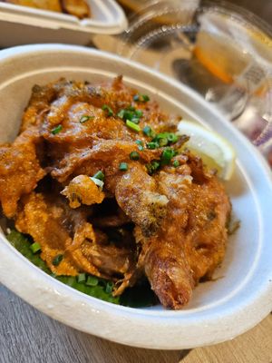 Zatar Fried Chick'n (Heura) 290 baht ~ 12/1/24 at Vistro in Bangkok