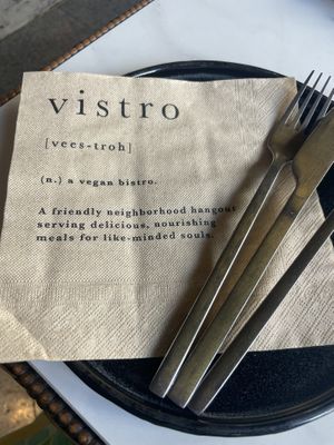 All vegan Vistro  at Vistro in Bangkok