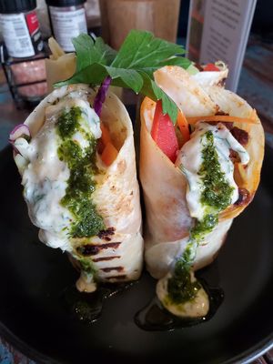 Habibi wrap at Vistro in Bangkok