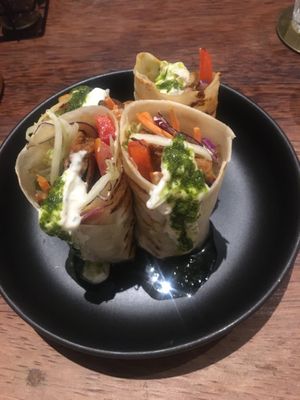 Habibi wrap at Vistro in Bangkok