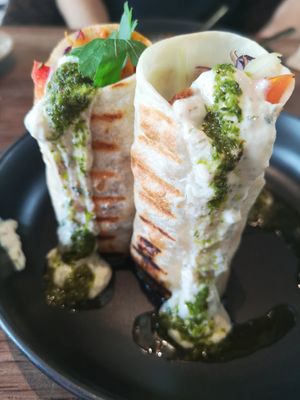 Habibi wrap (290 baht) at Vistro in Bangkok
