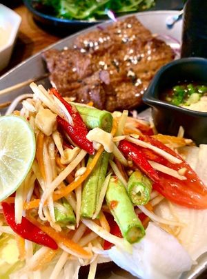 Moo Ping Soi 24 at Vistro in Bangkok