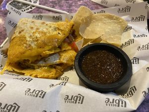 Californian dilla with no potato  at Dilla Libre in Scottsdale