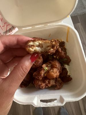 Vegan cauliflower wings  at Dilla Libre in Scottsdale