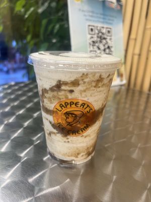 Vegan date shake  at Lappert's Ice Cream in Palm Springs