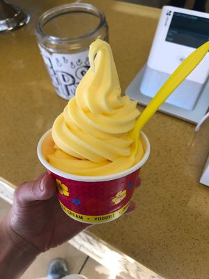 Vegan Dole Whip at Lappert's Ice Cream in Palm Springs