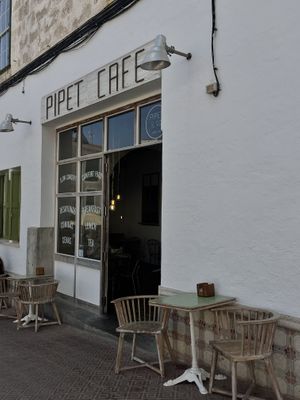 Outdoors at Pipet & Co in Menorca