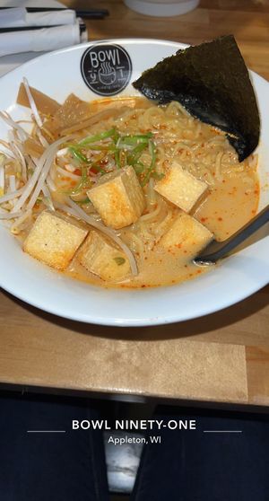 Loved it had curry the first time and then had this  at Bowl 91 in Appleton