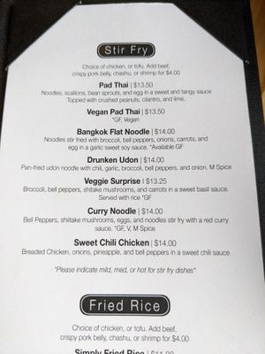 Menu at Bowl 91 in Appleton