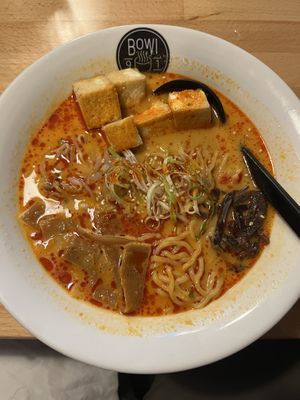 Miso ramen  at Bowl 91 in Appleton