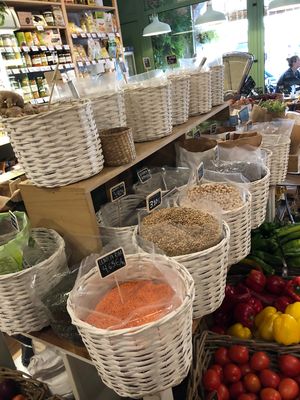 Bulk food at Terrae Organica in Vigo