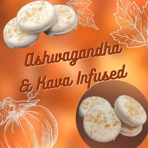 Vegan and Gluten Free Macmunchees Found here!

Pictured:  pumpkin spice vanilla covered cookies at Kava Culture in Port Charlotte