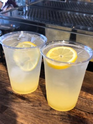 fresh lemonade at Oakland Coffee & Juice Bar in Oakland Park