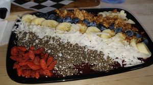 Acai bowl at Oakland Coffee & Juice Bar in Oakland Park