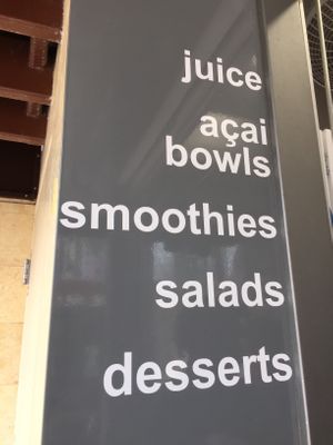 Selections  at Choice Health Bar in Kaanapali