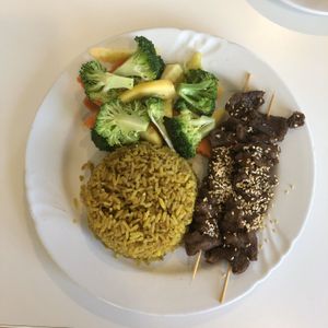 I forget what this dish was but get into it 👏🏽 at Loving Hut in Orlando