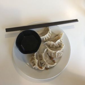 🥟🥟🥟🥟🥟 at Loving Hut in Orlando