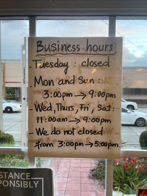 Hours  at Loving Hut in Orlando