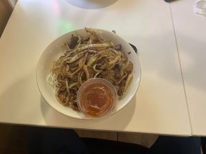 Noodles at Loving Hut in Orlando