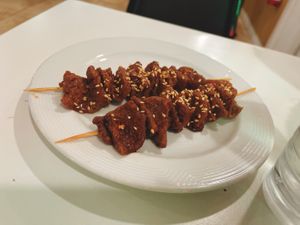 Golden BBQ at Loving Hut in Orlando